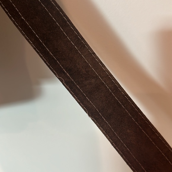 Vintage brown leather suede jacket size 7/8 - Picture 10 of 13